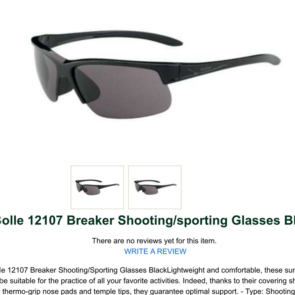 Bolle breaker 12107 GT black on black wraparound polarized sunglasses